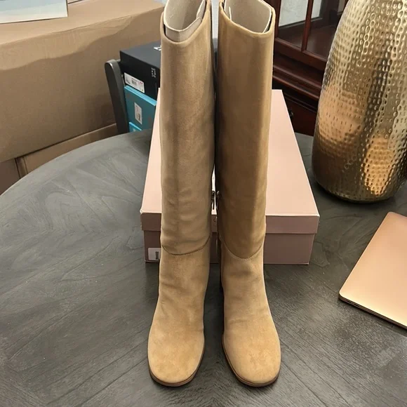 Franco Sarto Cassie Womens Zipper Round Toe Knee-High Boots - Picture 5 of 7